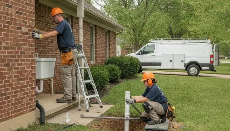Plumbing repair team serving Indianapolis, IN for leak fixes, pipe repairs, and drain service