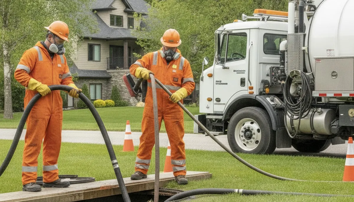 Septic tank cleaning service for Indianapolis, IN homes by On Call Plumbers