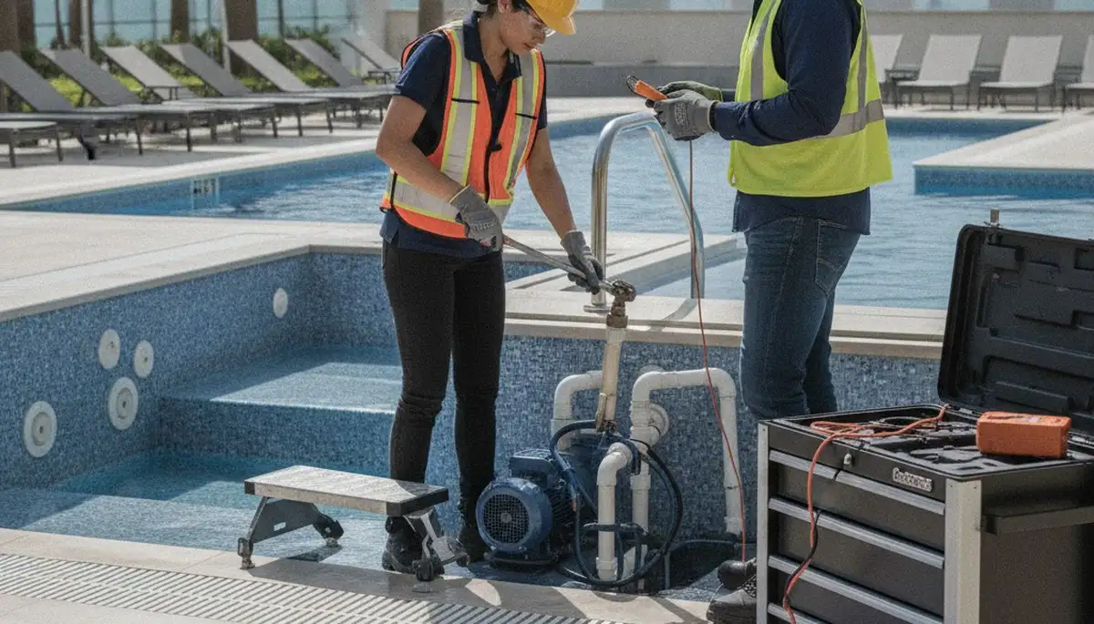Spa repair service in Indianapolis, IN for home spa jets, heater, and plumbing issues