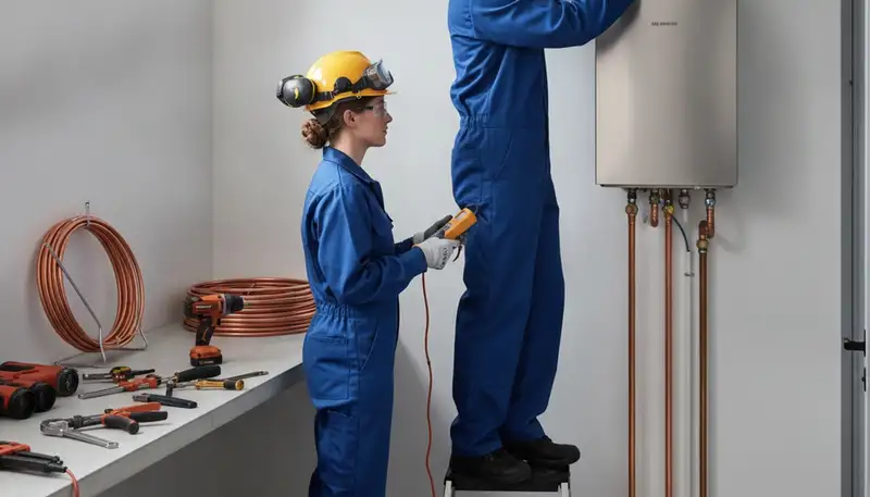 Tankless water heater installation for Indianapolis, IN homes by On Call Plumbers